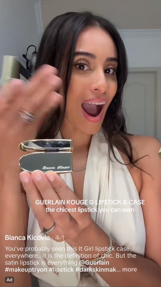 Lip product close-up